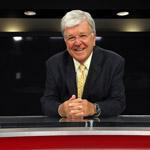 Chet Curtis on the set at NECN in 2011.